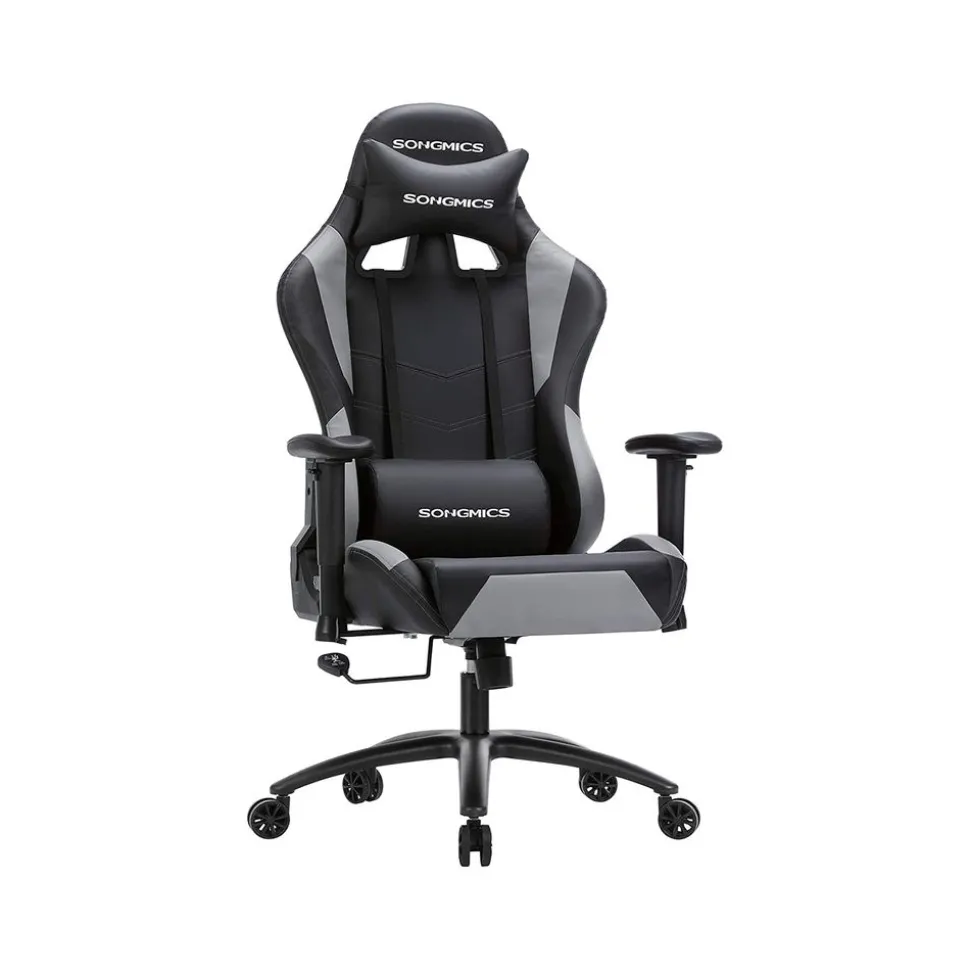 Fauteuil gamer noir blanc