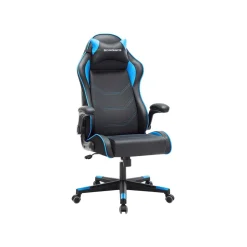Fauteuil gamer noir bleu