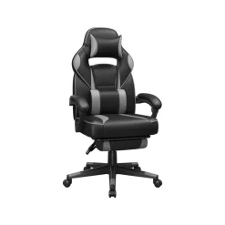 Fauteuil gamer noir gris