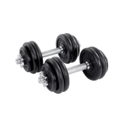 Kit haltères 30 kg noir