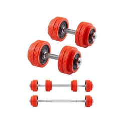 Kit haltères 20 kg rouge