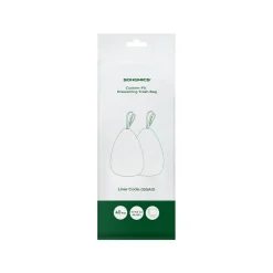 55L Sacs poubelle à cordon 40 pièces blanc