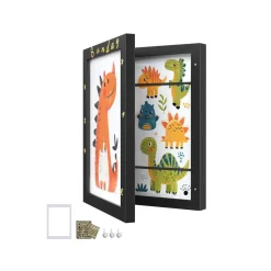 Lot de 2 cadres photo 34,5 x 25,5 cm blanc mat