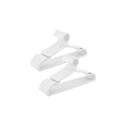 Lot de 50 cintres en plastique 41,7 cm pour placard noir d'encre
