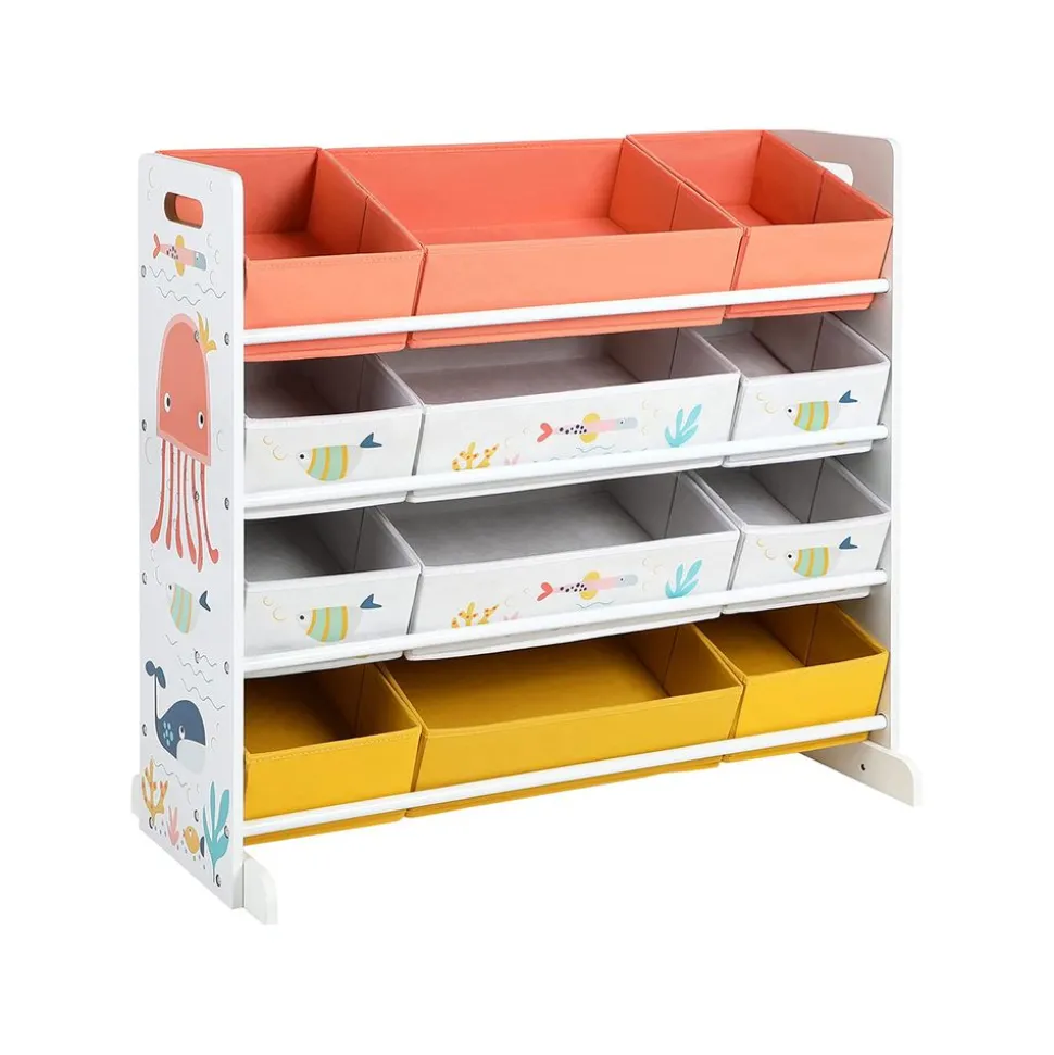 Meuble à jouets blanc