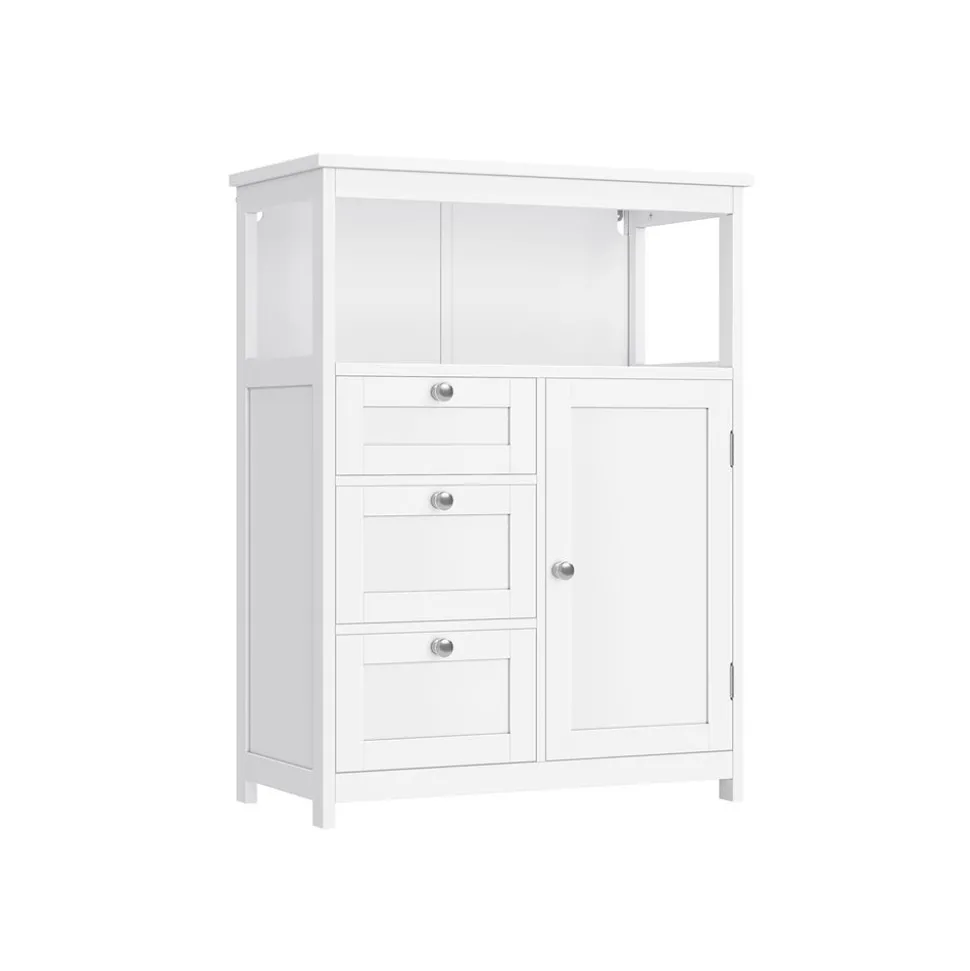 Meuble de salle de bain 3 tiroirs blanc