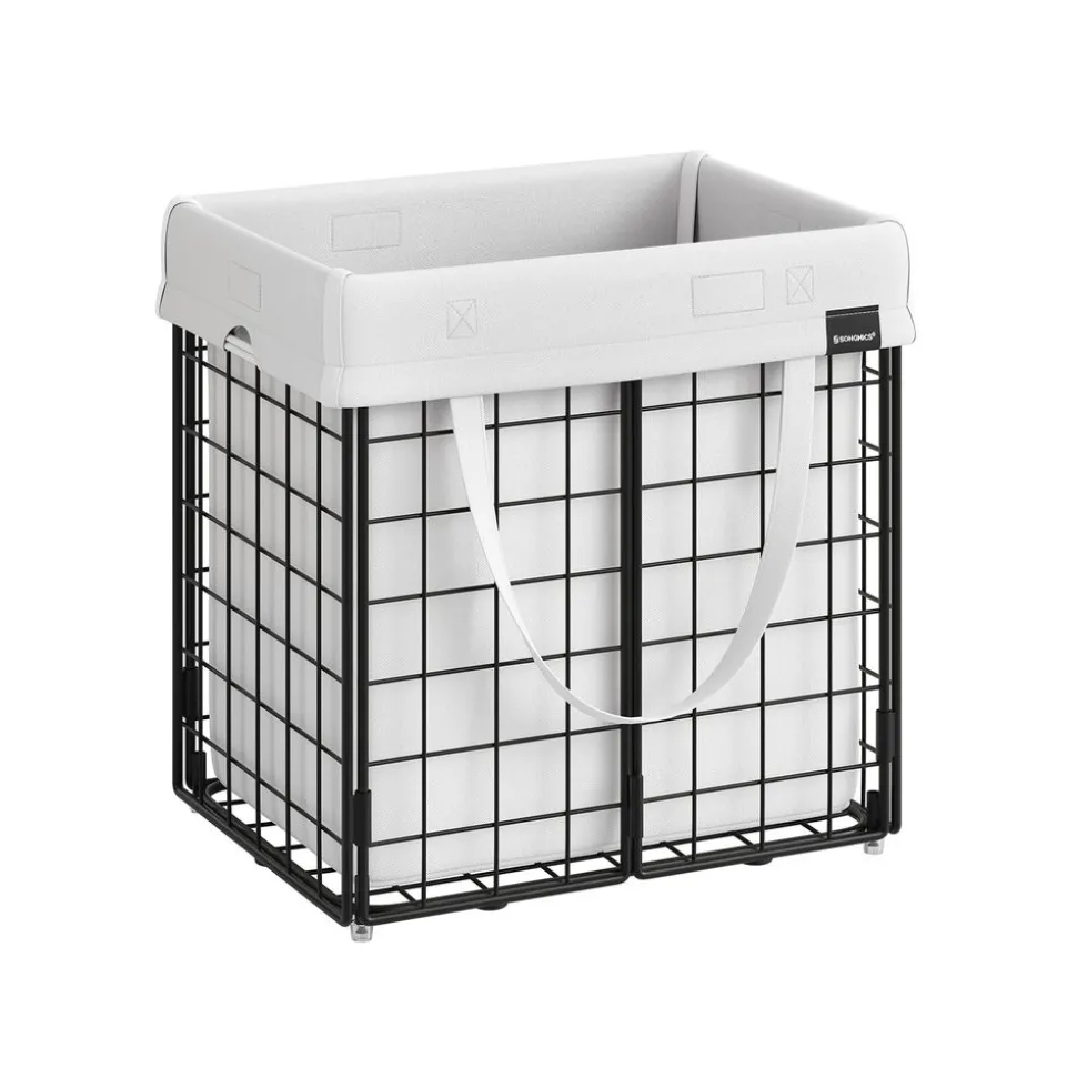 Panier à linge pliable sac à linge amovible et lavable