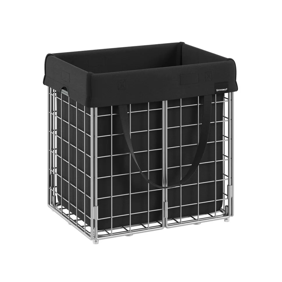 Panier à linge pliable sac à linge amovible et lavable