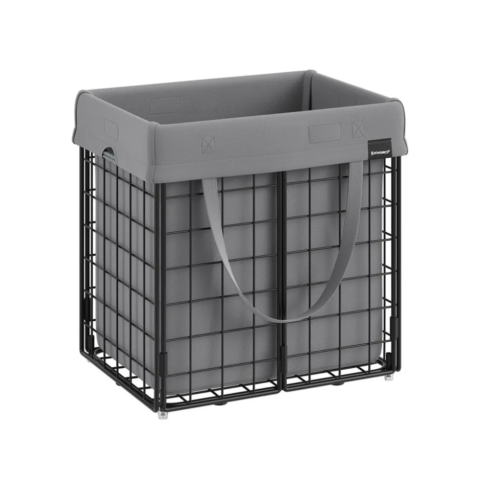 Panier à linge pliable sac à linge amovible et lavable