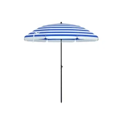 Parasol Ø 160 cm bleu blanc