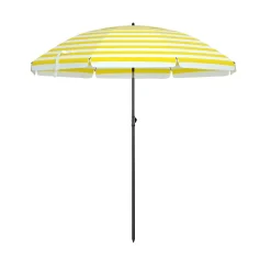 Parasol Ø 160 cm bleu blanc