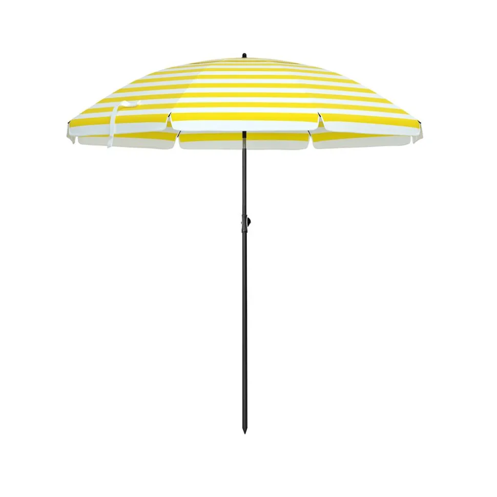 Parasol Ø 160 cm bleu blanc