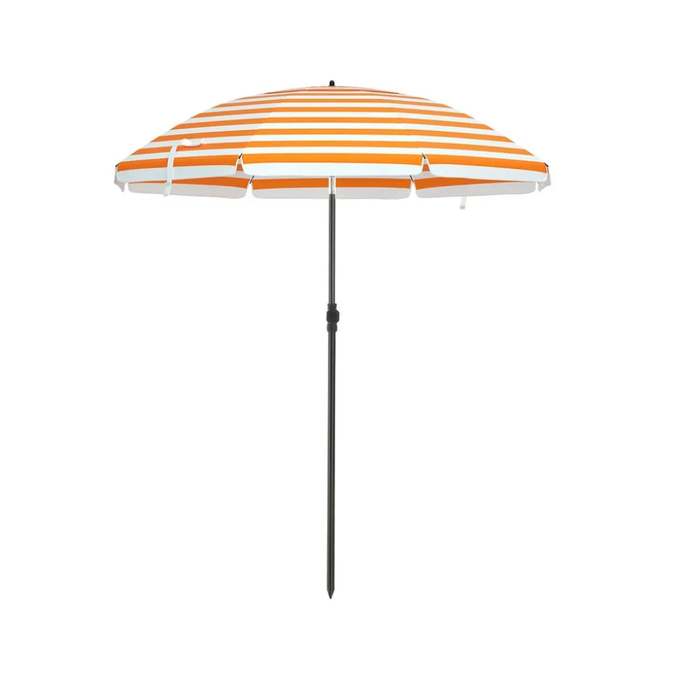 Parasol Ø 160 cm bleu blanc