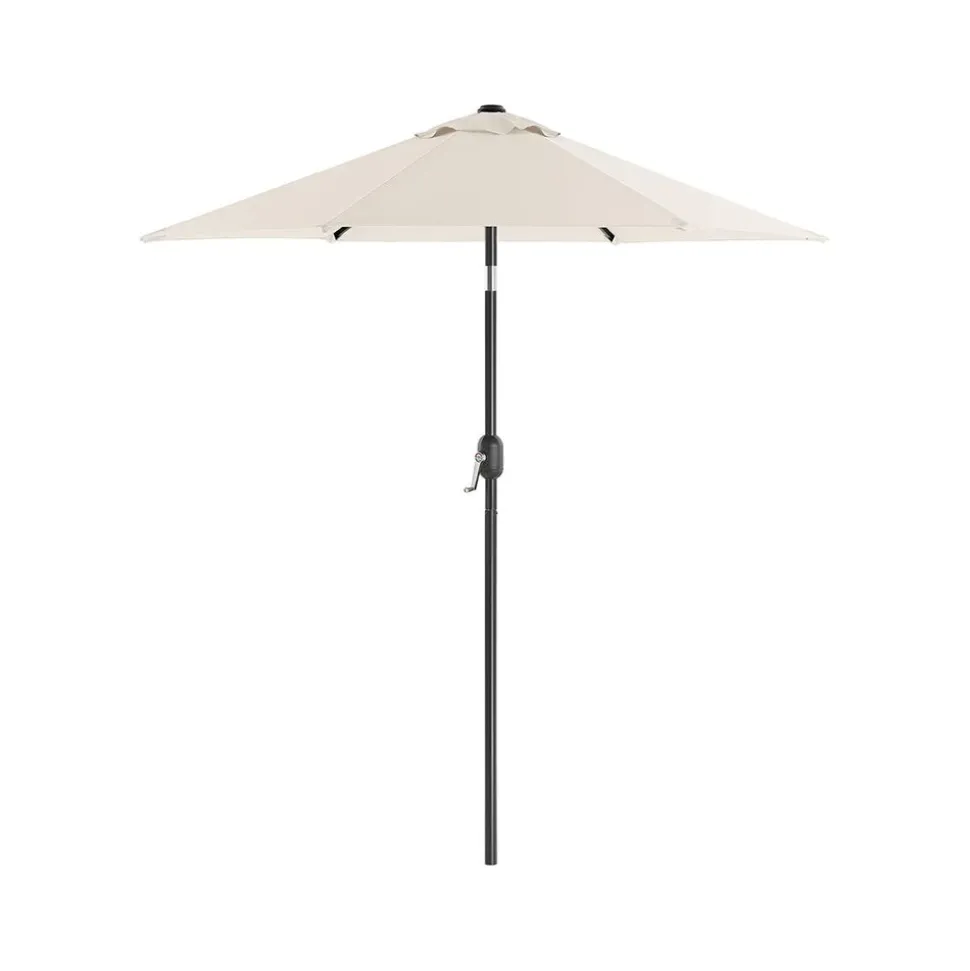 Parasol Ø2 m gris