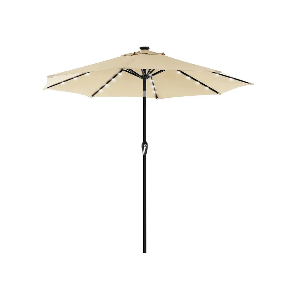 Parasol Ø3 m taupe