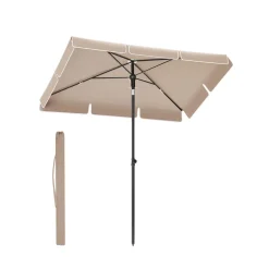 Parasol 230 x 150 cm beige