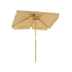 Parasol bois 2 x 1,25 m gris
