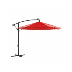 Parasol LED Ø3 m beige