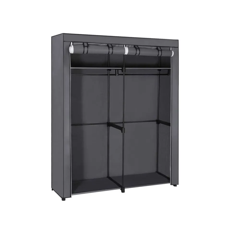 Penderie tissu gris