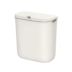 Poubelle de cuisine suspendue 9L gris
