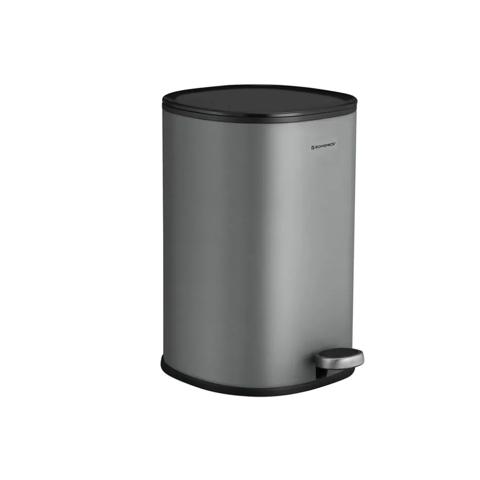 Poubelle 5L gris