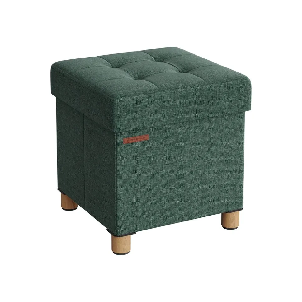 Pouf 38 x 38 x 40 cm noir