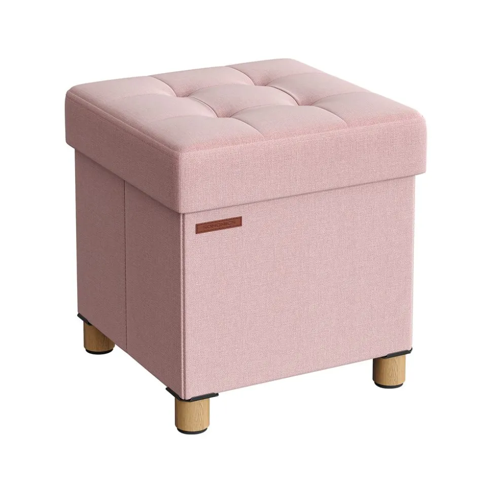 Pouf 38 x 38 x 40 cm noir