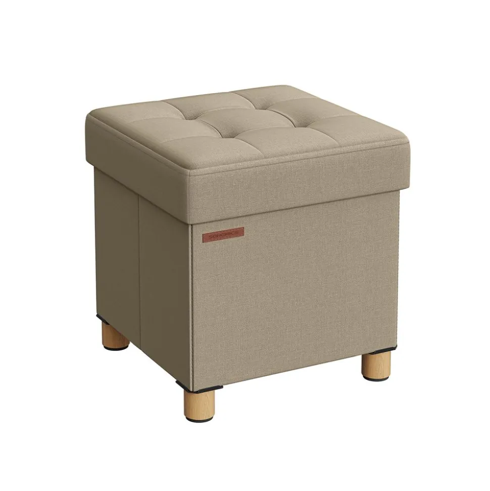 Pouf 38 x 38 x 40 cm noir