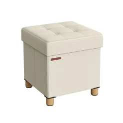 Pouf 38 x 38 x 40 cm noir