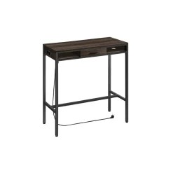 Table de bar 40 x 99,8 x 104,6 cm marron cendré