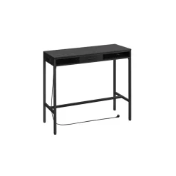 Table de bar 40 x 99,8 x 104,6 cm marron cendré