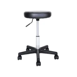 Tabouret rotatif noir
