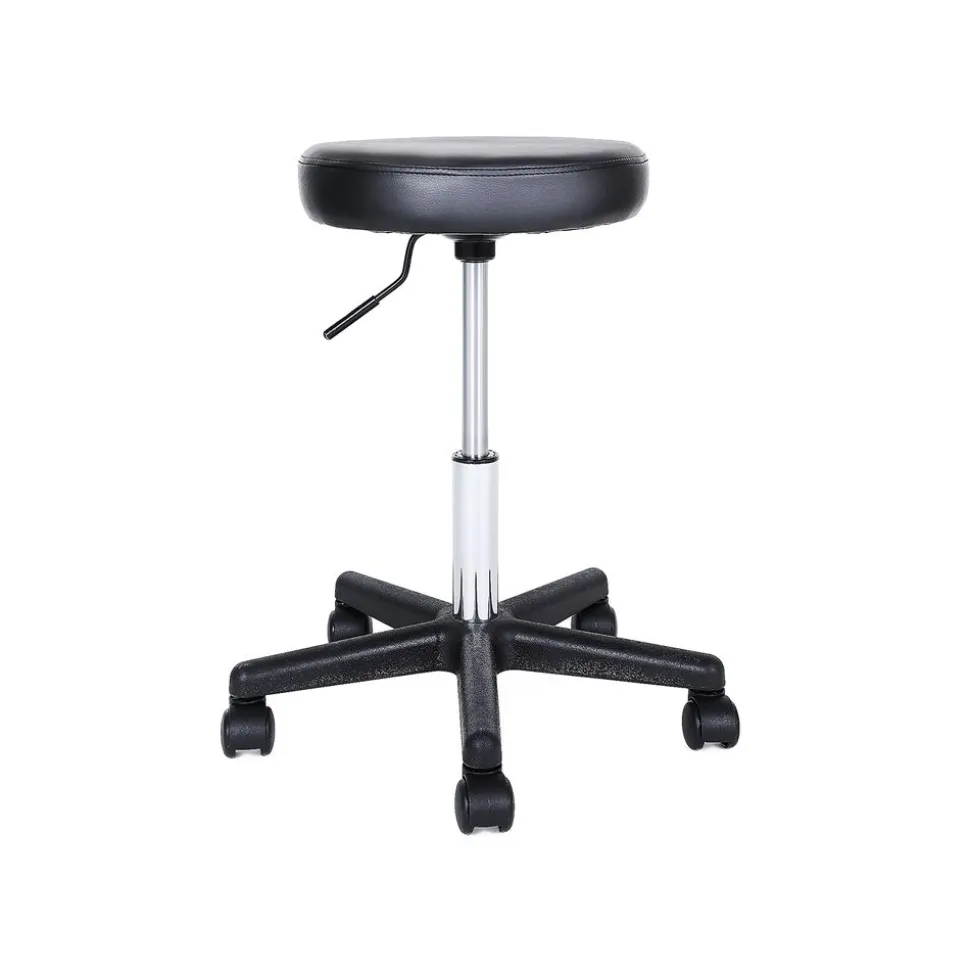 Tabouret rotatif noir