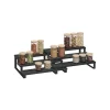 Étagère à épices lot de 2 extensible à 3 niveaux