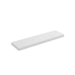 Étagère murale 20 x 80 x 3,8 cm suspendue pour cadres photo blanc érable