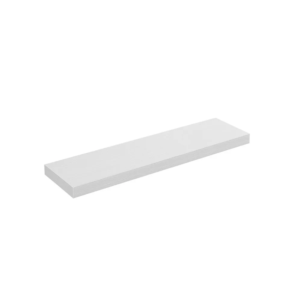 Étagère murale 20 x 80 x 3,8 cm suspendue pour cadres photo blanc érable
