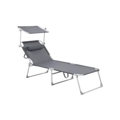 Transat XXL gris anthracite