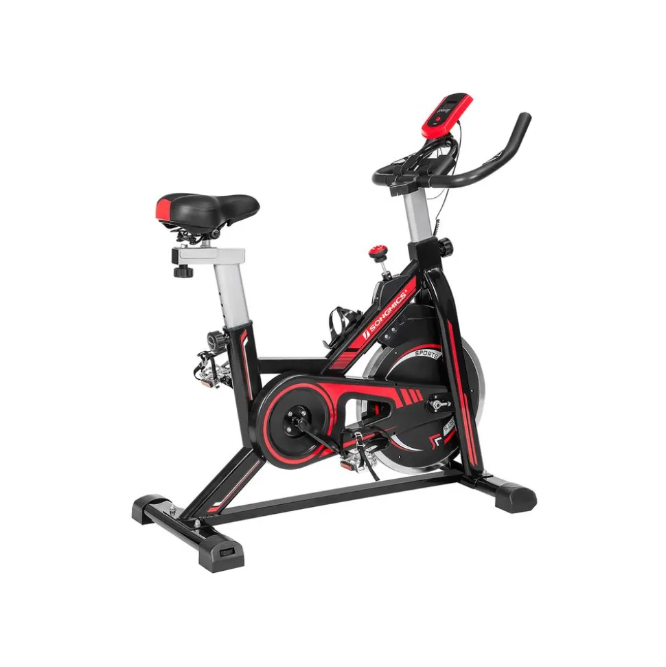 Vélo d’appartement noir et rouge