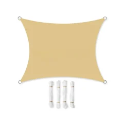 Voile d’ombrage  3 x 4 m sable